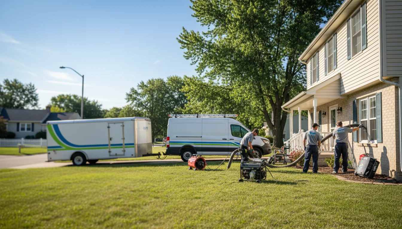 Flooded Basement Restoration And Cleanup With Repair in Mayhew, MS near me
